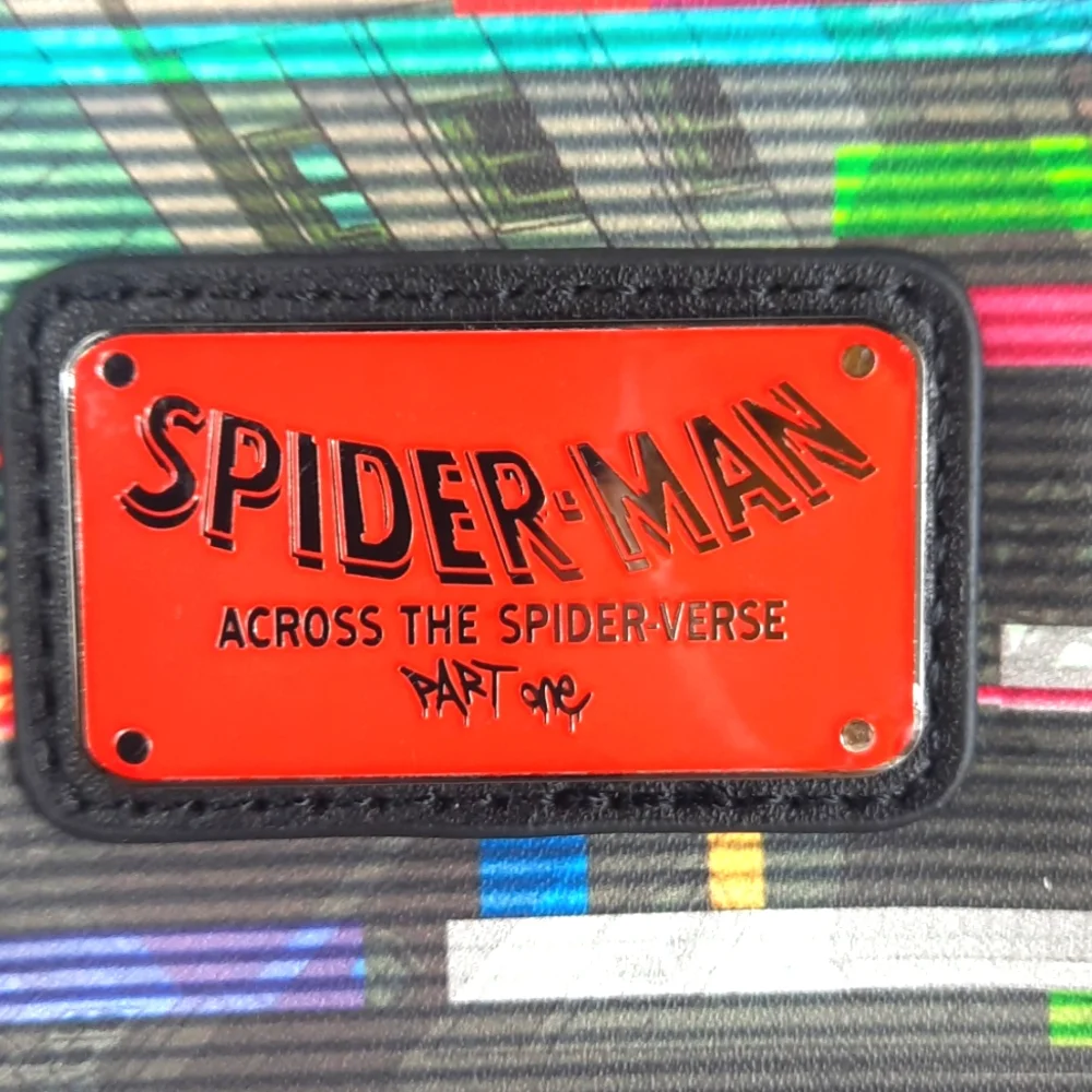 Loungefly Spiderman Spiderverse Lenticular Glow in The Dark Wallet Zip Around - Picture 6 of 11